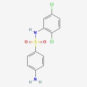 molecular formula C12H10Cl2N2O2S B7815453 4-amino-N-(2,5-dichlorophenyl)benzenesulfonamide 