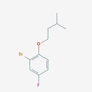 2-Bromo-4-fluoro-1-(isopentyloxy)benzene