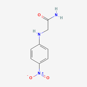molecular formula C8H9N3O3 B7815485 Acetamide, 2-[(4-nitrophenyl)amino]- CAS No. 213995-55-2