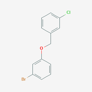 molecular formula C13H10BrClO B7815506 3-Bromophenyl-(3-chlorobenzyl)ether 