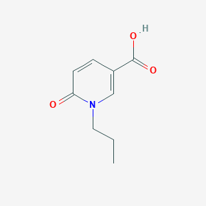 molecular formula C9H11NO3 B7815508 6-Oxo-1-propyl-1,6-dihydro-pyridine-3-carboxylic acid 