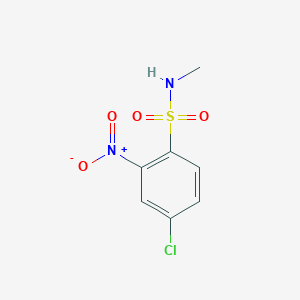 molecular formula C7H7ClN2O4S B7815522 4-Chloro-N-methyl-2-nitrobenzenesulfonamide CAS No. 89793-18-0
