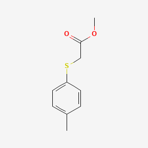 molecular formula C10H12O2S B7815554 p-Tolylsulfanyl-acetic acid methyl ester CAS No. 50397-67-6