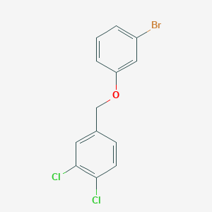 molecular formula C13H9BrCl2O B7815579 3-Bromophenyl-(3,4-dichlorobenzyl)ether 