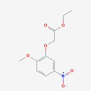 Ethyl 2-(2-methoxy-5-nitrophenoxy)acetate