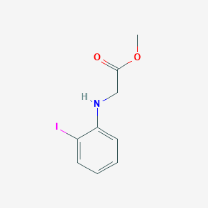 molecular formula C9H10INO2 B7815591 Methyl (2-iodophenyl)glycinate 