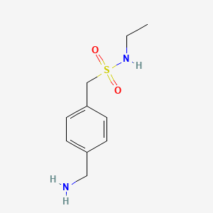 1-[4-(aminomethyl)phenyl]-N-ethylmethanesulfonamide
