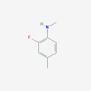 molecular formula C8H10FN B7815654 2-Fluoro-N,4-dimethylbenzenamine 