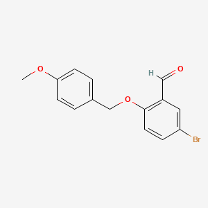 5-Bromo-2-((4-methoxybenzyl)oxy)benzaldehyde