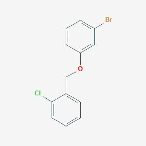 molecular formula C13H10BrClO B7815692 3-Bromophenyl-(2-chlorobenzyl)ether 