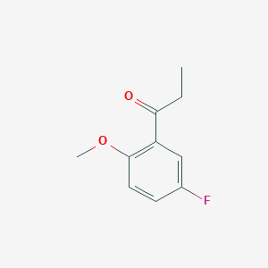 molecular formula C10H11FO2 B7815740 1-(5-Fluoro-2-methoxyphenyl)propan-1-one 