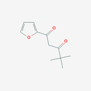 1-(Furan-2-yl)-4,4-dimethylpentane-1,3-dione