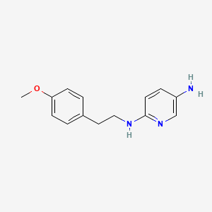 2-N-[2-(4-methoxyphenyl)ethyl]pyridine-2,5-diamine