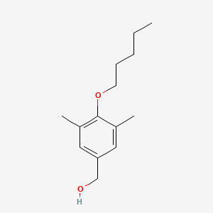 molecular formula C14H22O2 B7815871 4-n-Pentoxy-3,5-dimethylbenzyl alcohol 