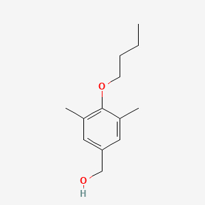 molecular formula C13H20O2 B7815877 (4-Butoxy-3,5-dimethylphenyl)methanol 