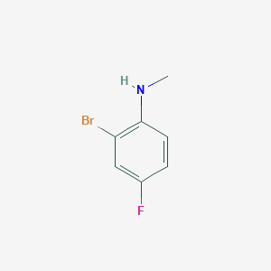 molecular formula C7H7BrFN B7815889 2-Bromo-4-fluoro-N-methylaniline 
