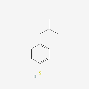 molecular formula C10H14S B7815895 4-(2-Methylpropyl)benzene-1-thiol CAS No. 4527-45-1