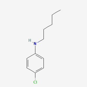 molecular formula C11H16ClN B7815952 4-Chloro-N-pentylaniline CAS No. 91428-36-3