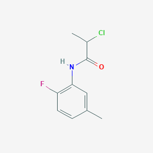 2-chloro-N-(2-fluoro-5-methylphenyl)propanamide