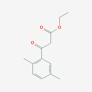 molecular formula C13H16O3 B7816006 Ethyl (2,5-dimethylbenzoyl)acetate 