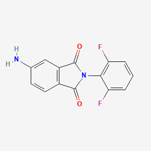 5-amino-2-(2,6-difluorophenyl)-2,3-dihydro-1H-isoindole-1,3-dione