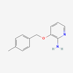 molecular formula C13H14N2O B7816030 2-Amino-3-(4-methylbenzyloxy)pyridine 