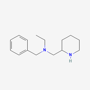 molecular formula C15H24N2 B7816049 Benzyl-ethyl-piperidin-2-ylmethyl-amine CAS No. 197638-84-9