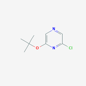 molecular formula C8H11ClN2O B7816058 2-tert-Butoxy-6-chloropyrazine 
