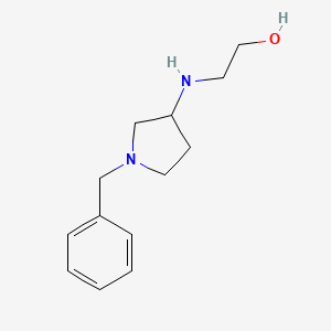 molecular formula C13H20N2O B7816115 2-(1-Benzyl-pyrrolidin-3-ylamino)-ethanol 
