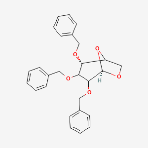 molecular formula C27H28O5 B7816201 1,6-Anhydro-2,3,4-tri-O-benzyl-