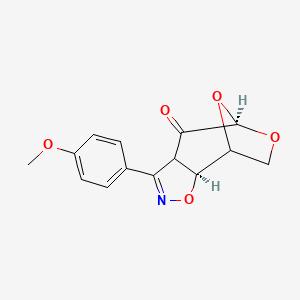 (2S,8R)-5-(4-Methoxy-phenyl)-3,9,11-trioxa-4-aza-tricyclo[6.2.1.0*2,6*]undec-4-en-7-one