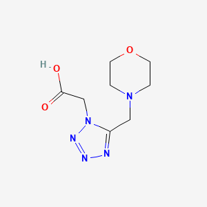 molecular formula C8H13N5O3 B7816226 [5-(morpholin-4-ylmethyl)-1H-tetrazol-1-yl]acetic acid 