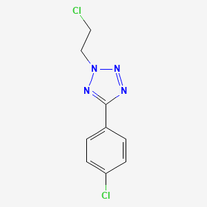 2-(2-chloroethyl)-5-(4-chlorophenyl)-2H-tetrazole