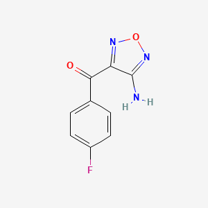 (4-Amino-1,2,5-oxadiazol-3-yl)(4-fluorophenyl)methanone