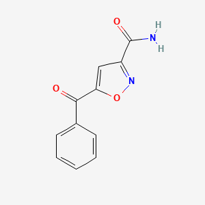 5-Benzoyl-1,2-oxazole-3-carboxamide