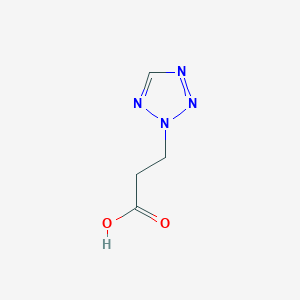 molecular formula C4H6N4O2 B7816660 3-(Tetrazol-2-yl)propanoic acid 
