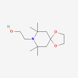 molecular formula C13H25NO3 B7816747 2-(7,7,9,9-Tetramethyl-1,4-dioxa-8-azaspiro[4.5]dec-8-yl)ethanol 
