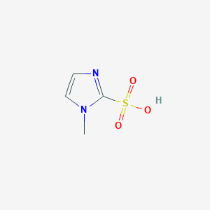 molecular formula C4H6N2O3S B7816933 1-Methylimidazole-2-sulfonic acid 