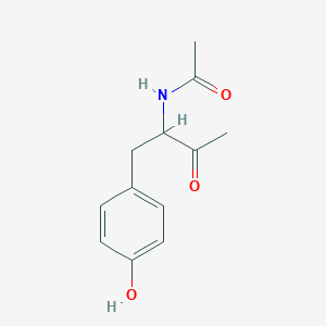 molecular formula C12H15NO3 B7817068 N~1~-[1-(4-hydroxybenzyl)-2-oxopropyl]acetamide 