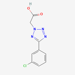 [5-(3-chlorophenyl)-2H-tetrazol-2-yl]acetic acid