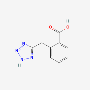 molecular formula C9H8N4O2 B7817237 2-(2H-1,2,3,4-tetraazol-5-ylmethyl)benzoic acid 