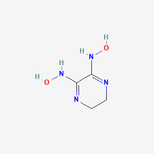 molecular formula C4H8N4O2 B7817261 2,3-Dioximinopiperazine 