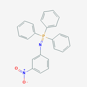 molecular formula C24H19N2O2P B078173 Benzenamine, 3-nitro-N-(triphenylphosphoranylidene)- CAS No. 14796-86-2
