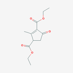 Diethyl 2-methyl-5-oxocyclopentene-1,3-dicarboxylate