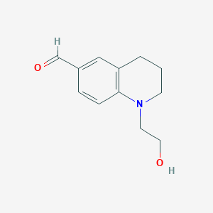 1-(2-Hydroxyethyl)-1,2,3,4-tetrahydroquinoline-6-carbaldehyde