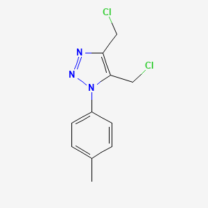 4,5-bis(chloromethyl)-1-(4-methylphenyl)-1H-1,2,3-triazole
