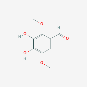 molecular formula C9H10O5 B7817337 3,4-Dihydroxy-2,5-dimethoxybenzaldehyde 