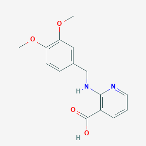 2-[(3,4-Dimethoxybenzyl)amino]nicotinic acid