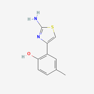 2-(2-Aminothiazol-4-yl)-4-methylphenol