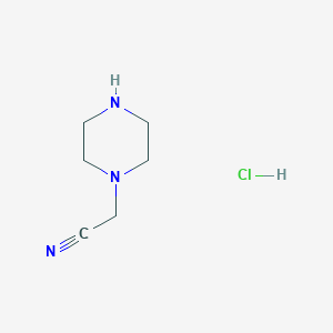 molecular formula C6H12ClN3 B7817635 Piperazin-1-ylacetonitrile hydrochloride 